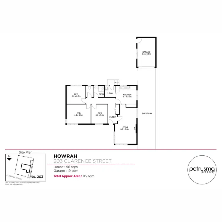Floorplan of Homely house listing, 203 Clarence Street, Howrah TAS 7018