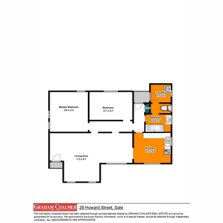 Floorplan of Homely house listing, 28 Howard Street, Sale VIC 3850