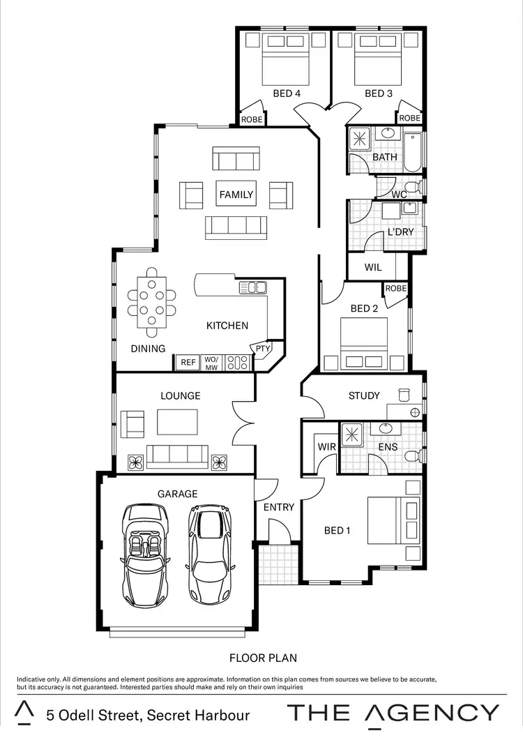 Floorplan of Homely house listing, 5 Odell Street, Secret Harbour WA 6173