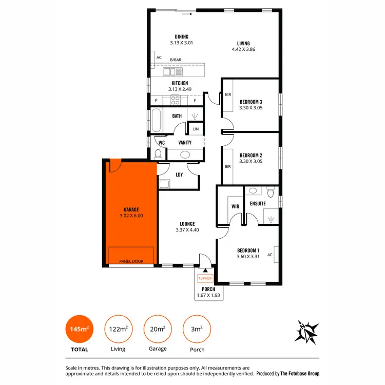 Floorplan of Homely house listing, 5 Brennan Close, Evanston South SA 5116