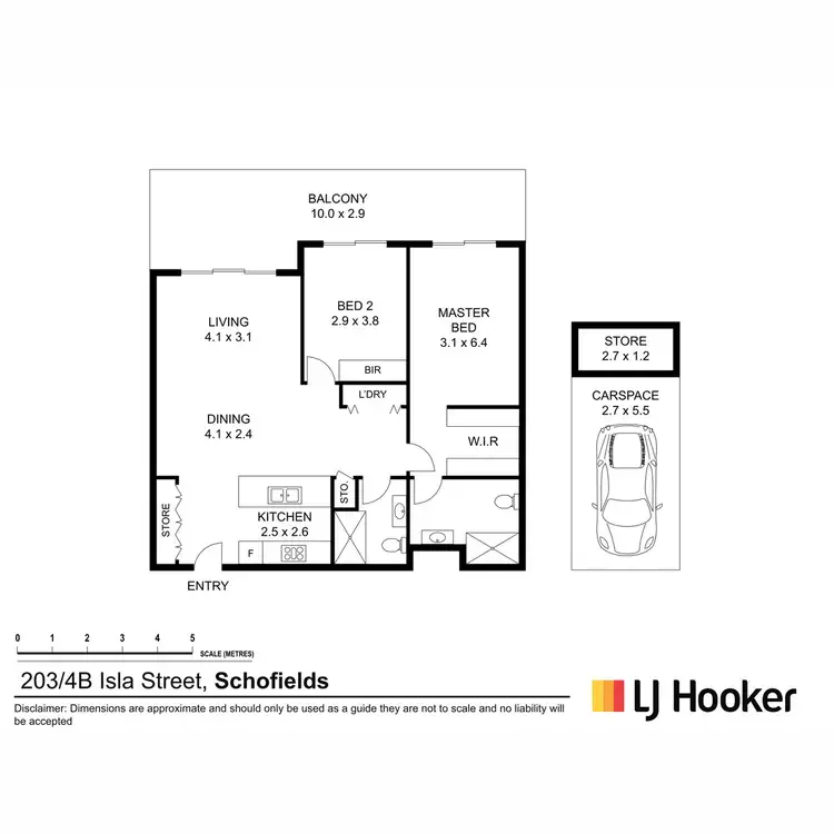 Floorplan of Homely apartment listing, 203/4B Isla Street, Schofields NSW 2762