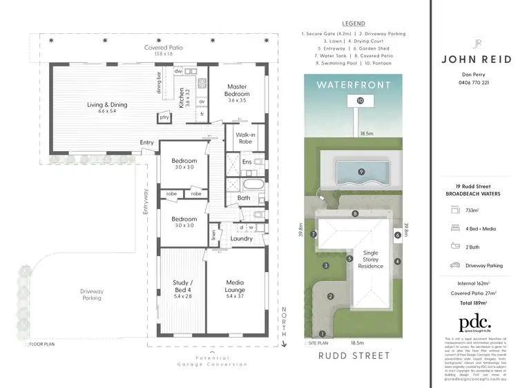 Floorplan of Homely house listing, 19 Rudd Street, Broadbeach Waters QLD 4218