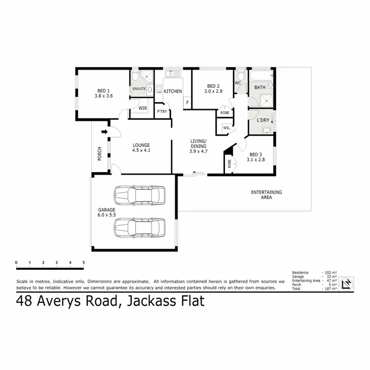 Floorplan of Homely house listing, 48 Averys Road, California Gully VIC 3556
