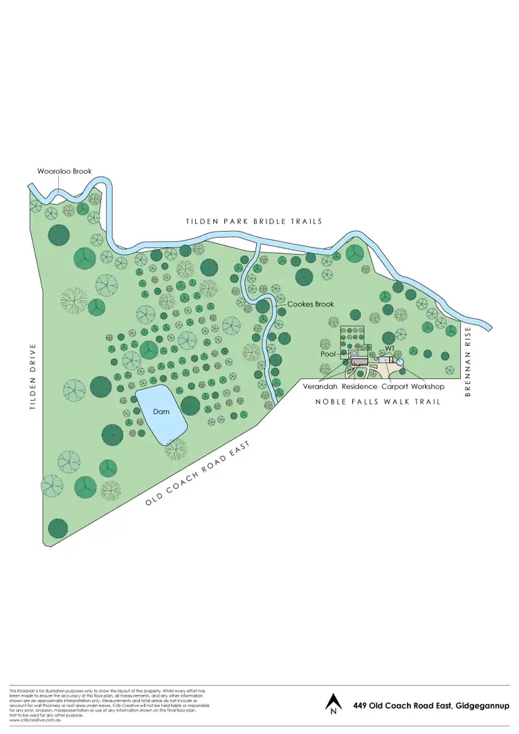 Floorplan of Homely house listing, 449 Old Coach Road East, Gidgegannup WA 6083