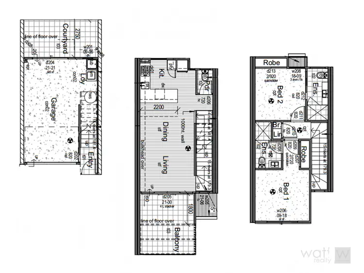 Floorplan of Homely townhouse listing, 2/48 Church Road, Zillmere QLD 4034