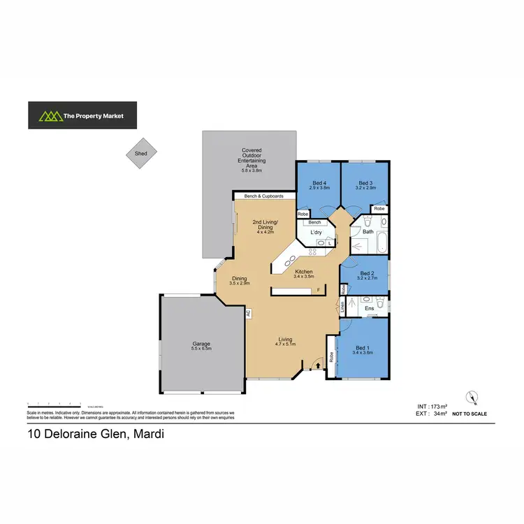 Floorplan of Homely house listing, 10 Deloraine Glen, Mardi NSW 2259
