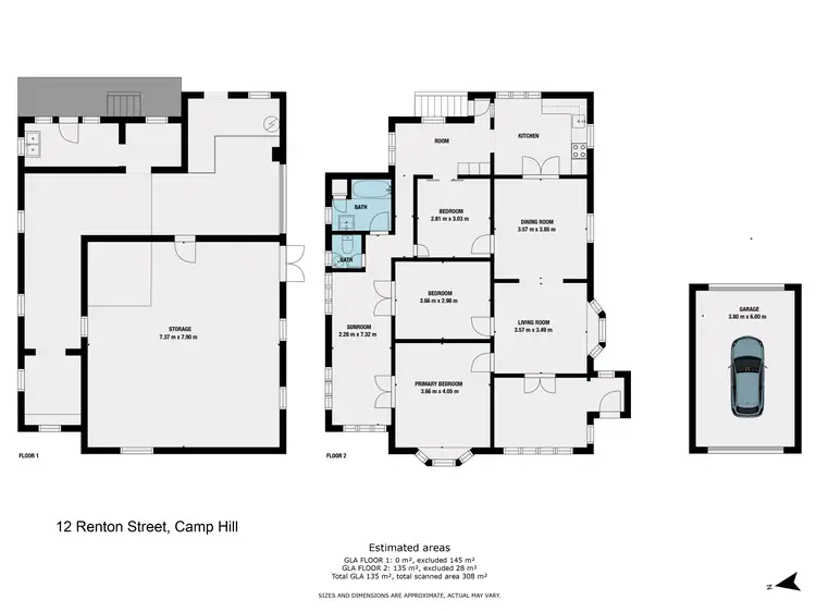 Floorplan of Homely house listing, 12 Renton Street, Camp Hill QLD 4152
