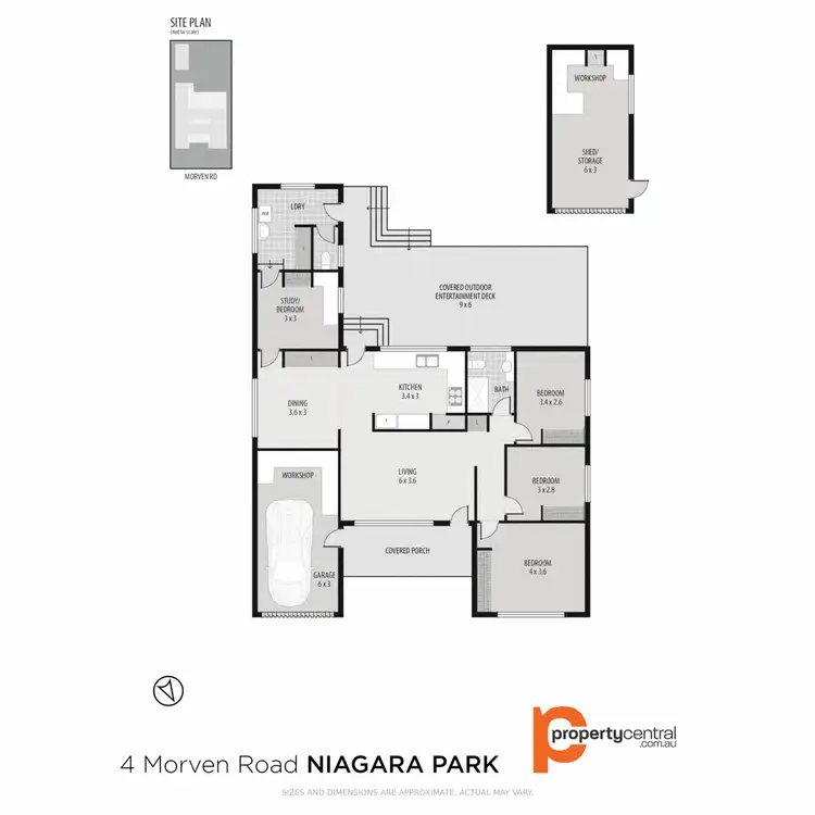 Floorplan of Homely house listing, 4 Morven Road, Niagara Park NSW 2250