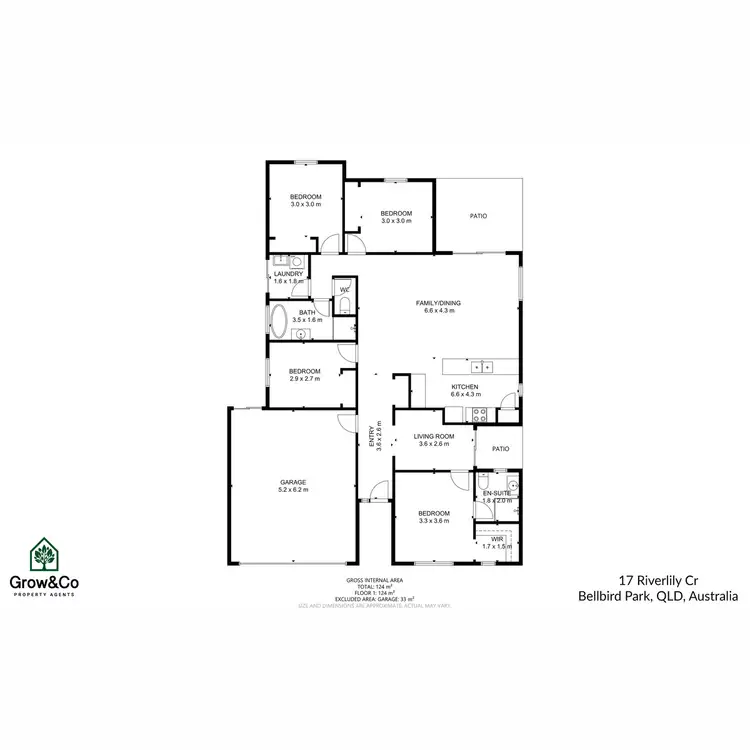 Floorplan of Homely house listing, 17 Riverlily Crescent, Bellbird Park QLD 4300