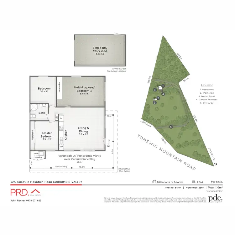 Floorplan of Homely house listing, 62 A Tomewin Mountain Road, Currumbin Valley QLD 4223
