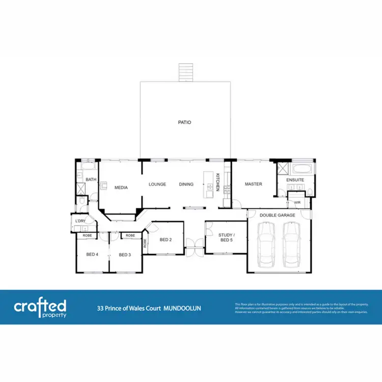 Floorplan of Homely house listing, 33 Prince Of Wales Court, Mundoolun QLD 4285