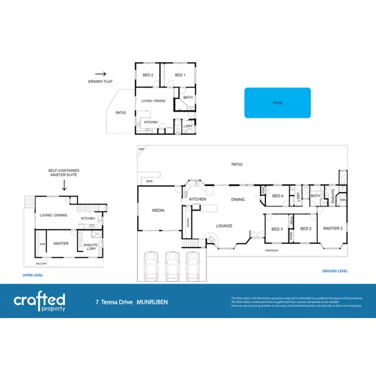 Floorplan of Homely house listing, 7 Teresa Drive, Munruben QLD 4125