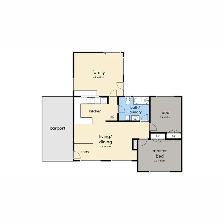 Floorplan of Homely house listing, 80 Ashenden Square, Rosebud VIC 3939