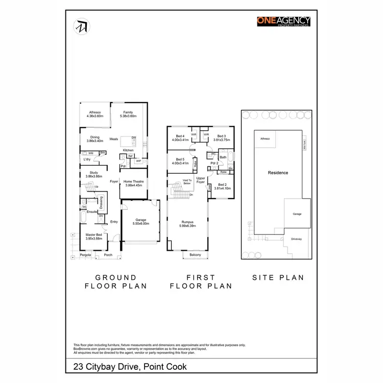 Floorplan of Homely house listing, 23 Citybay Drive, Point Cook VIC 3030