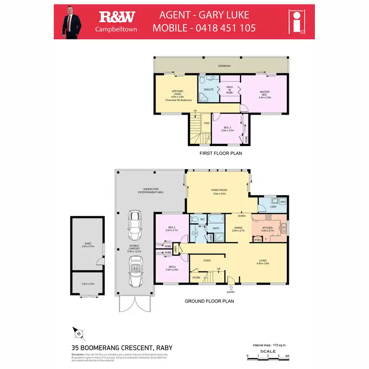 Floorplan of Homely house listing, 35 Boomerang Crescent, Raby NSW 2566