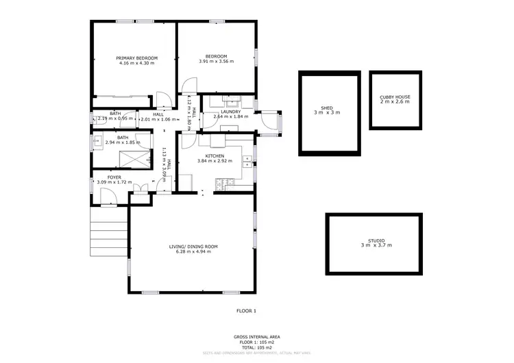 Floorplan of Homely house listing, 12 Walker Street, Rosetta TAS 7010