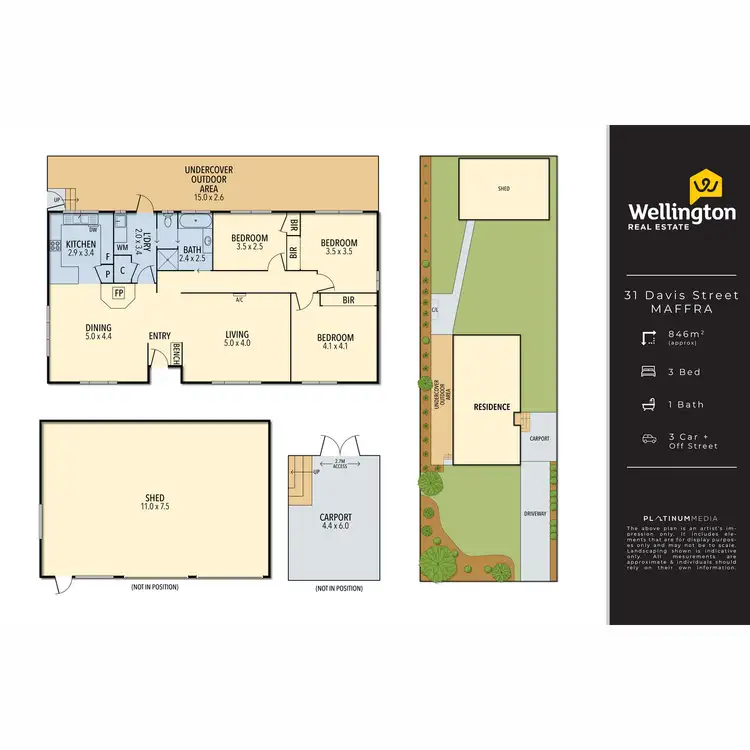 Floorplan of Homely house listing, 31 Davis Street, Maffra VIC 3860