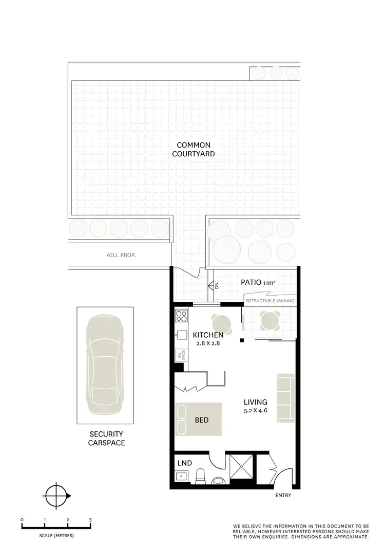 Floorplan of Homely studio listing, 5/543-551 Elizabeth Street, Surry Hills NSW 2010