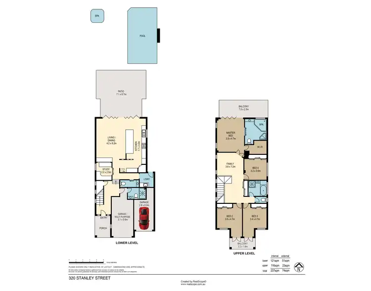 Floorplan of Homely house listing, 77 McConnell Street, Bulimba QLD 4171