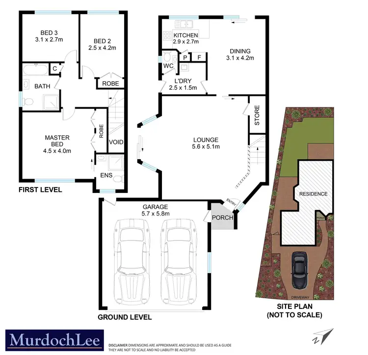 Floorplan of Homely semi-detached listing, 6A Hickory Place, Dural NSW 2158