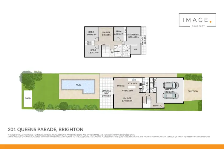 Floorplan of Homely house listing, 201 Queens Parade, Brighton QLD 4017