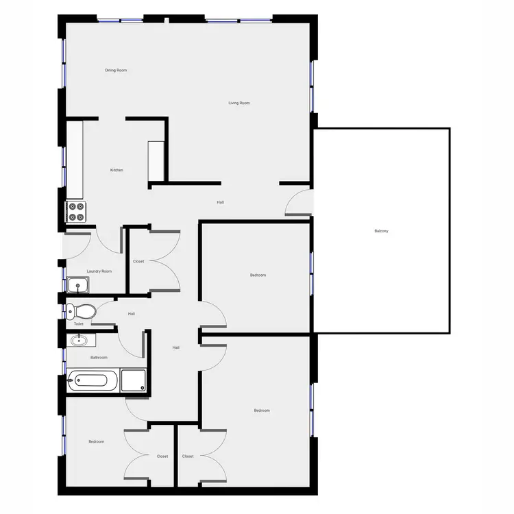 Floorplan of Homely house listing, Address available on request