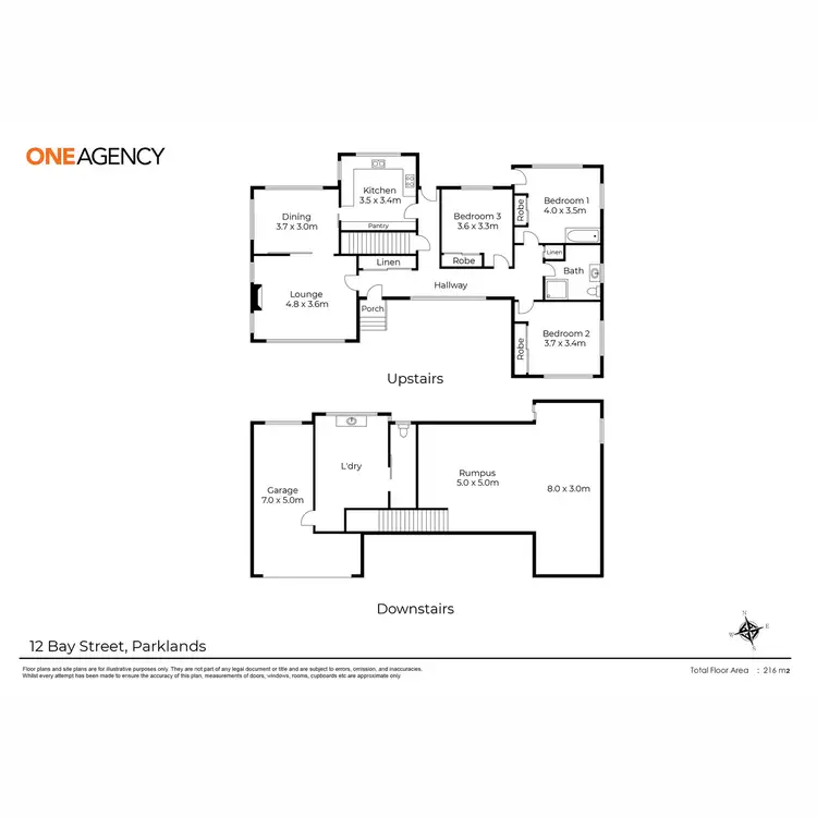 Floorplan of Homely house listing, 12 Bay Street, Parklands TAS 7320