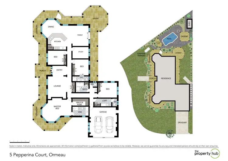 Floorplan of Homely house listing, 5 Pepperina Court, Ormeau QLD 4208
