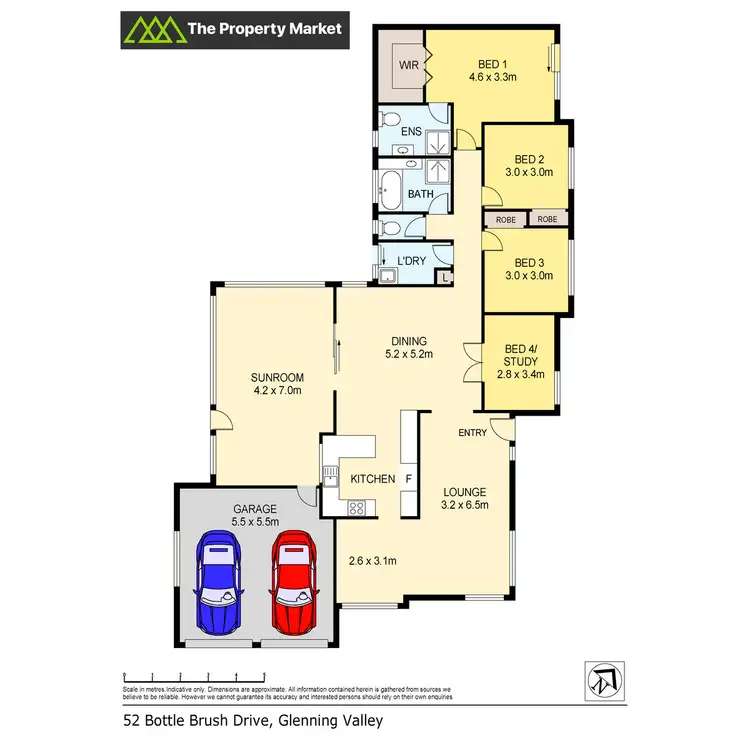 Floorplan of Homely house listing, 2/5 Bottlebrush Drive, Glenning Valley NSW 2261