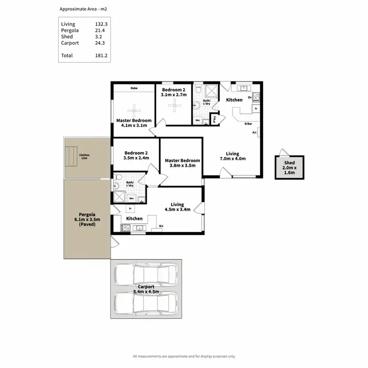 Floorplan of Homely house listing, 1 & 2/3 Dingo Road, Aldinga Beach SA 5173