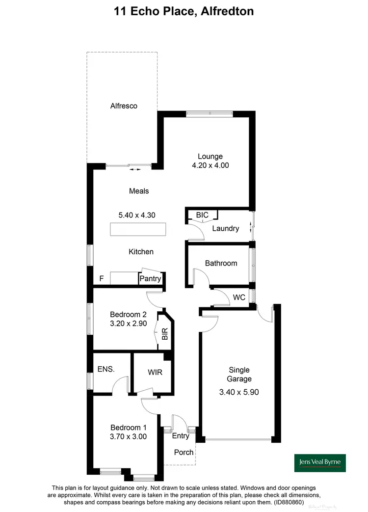 Floorplan of Homely townhouse listing, 11 Echo Place, Alfredton VIC 3350