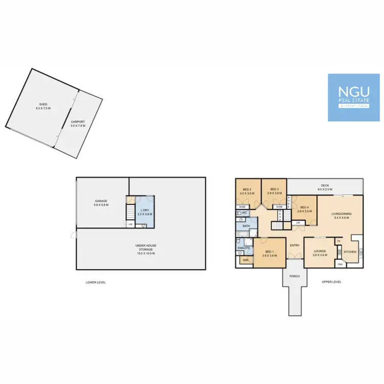 Floorplan of Homely house listing, 10 Jackson Close, Highfields QLD 4352