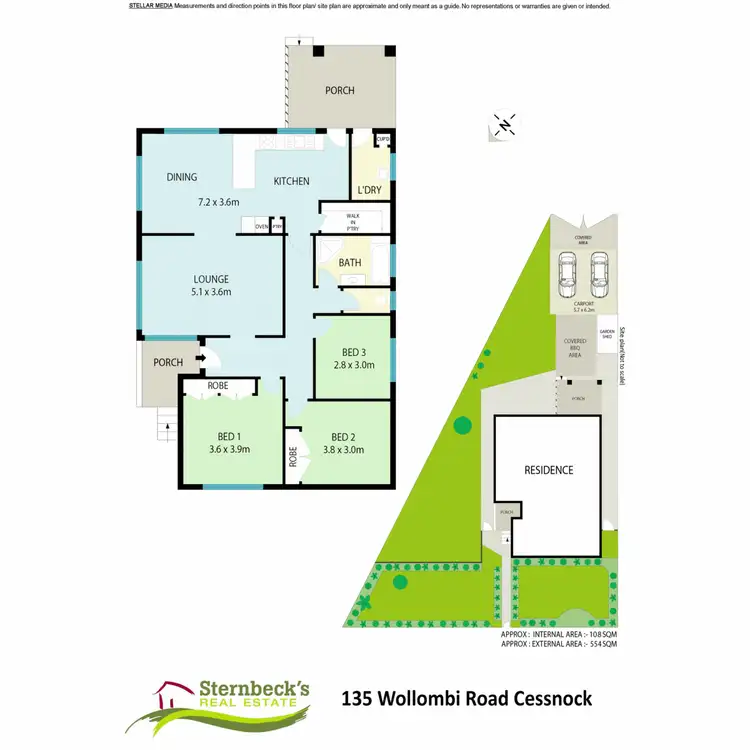 Floorplan of Homely house listing, 135 Wollombi Road, Cessnock NSW 2325