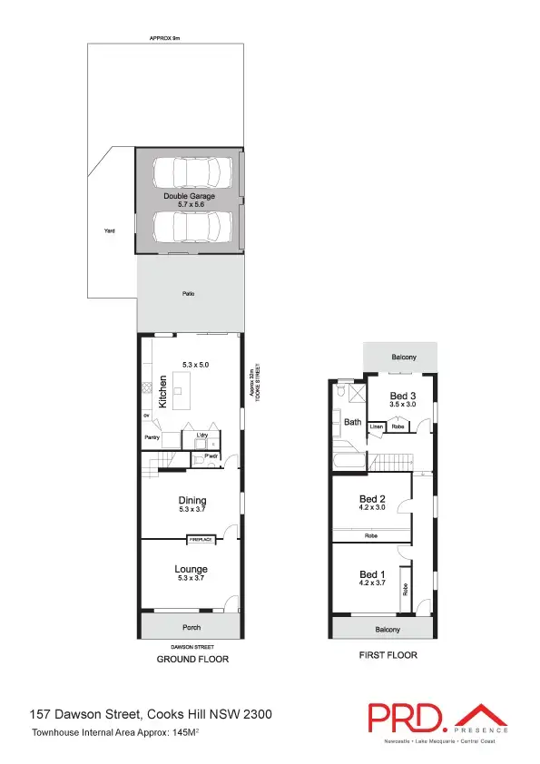 Floorplan of Homely house listing, 157 Dawson Street, Cooks Hill NSW 2300
