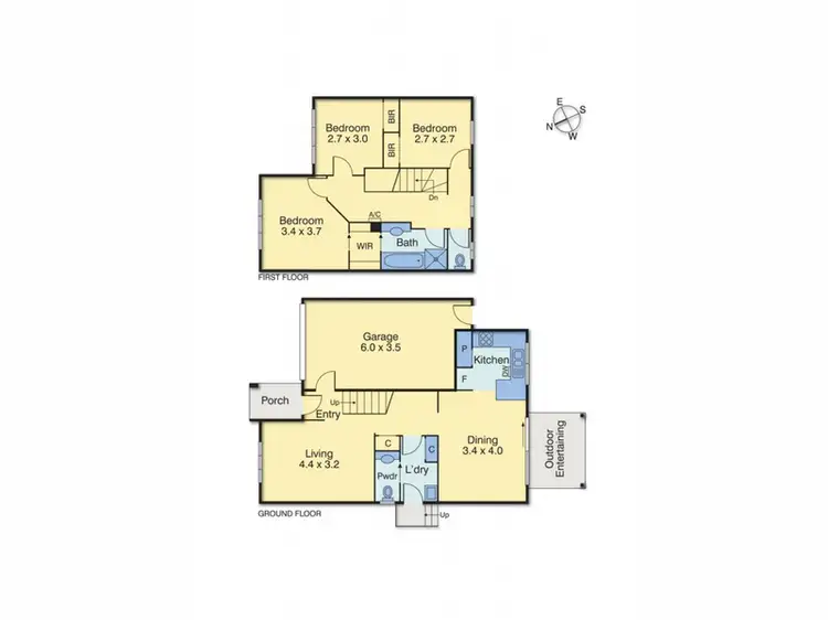 Floorplan of Homely unit listing, 3/19 Robin Drive, Carrum Downs VIC 3201