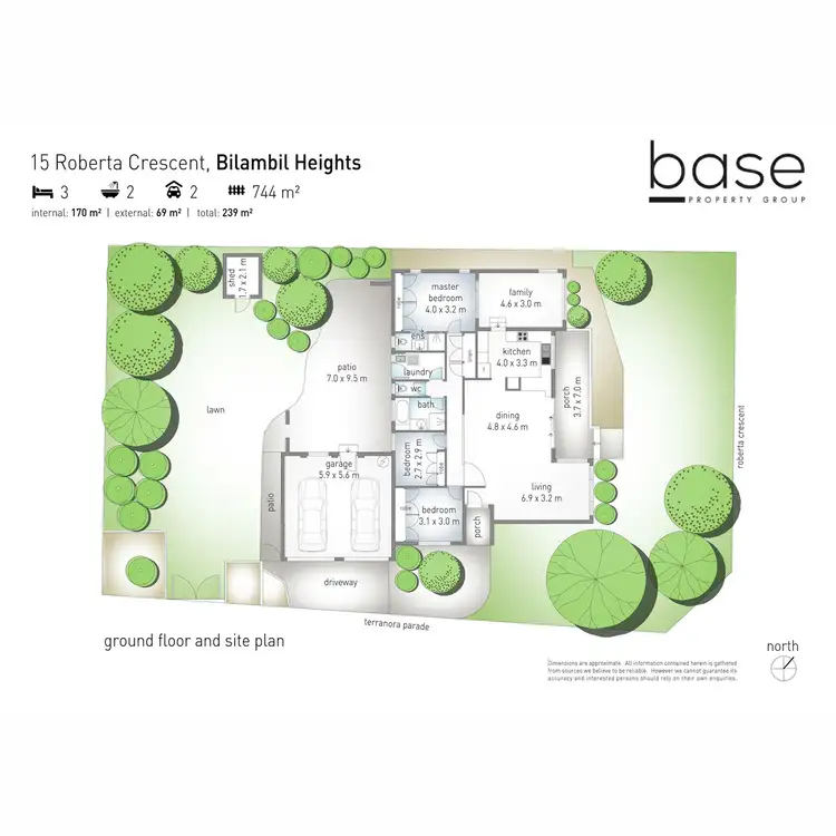 Floorplan of Homely house listing, 15 Roberta Crescent, Bilambil Heights NSW 2486