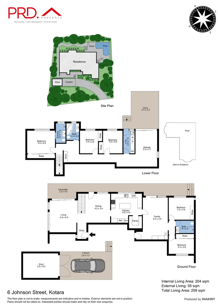 Floorplan of Homely house listing, 6 Johnson Street, Kotara NSW 2289