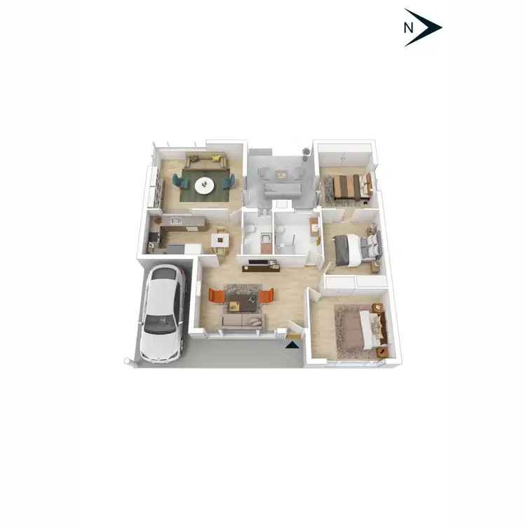 Floorplan of Homely house listing, 84 Foam Street, Rosebud VIC 3939