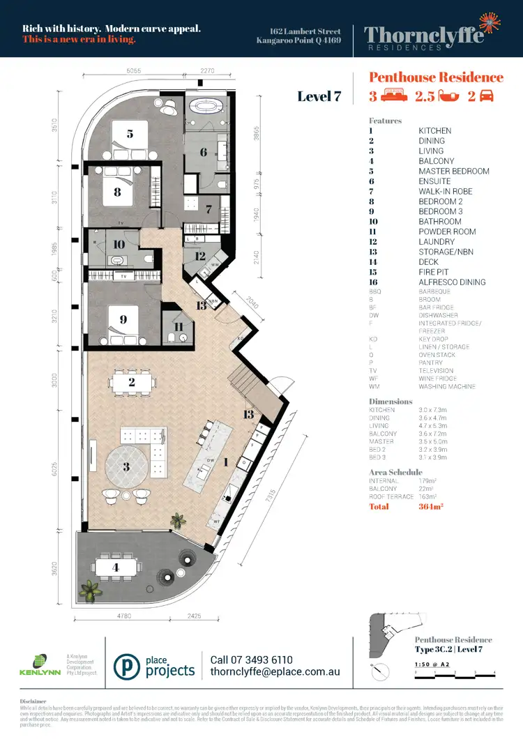 Floorplan of Homely apartment listing, 701/20 Castlebar Street, Kangaroo Point QLD 4169