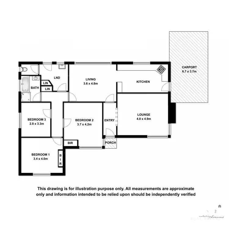 Floorplan of Homely house listing, 2 Mark Street, Mount Gambier SA 5290