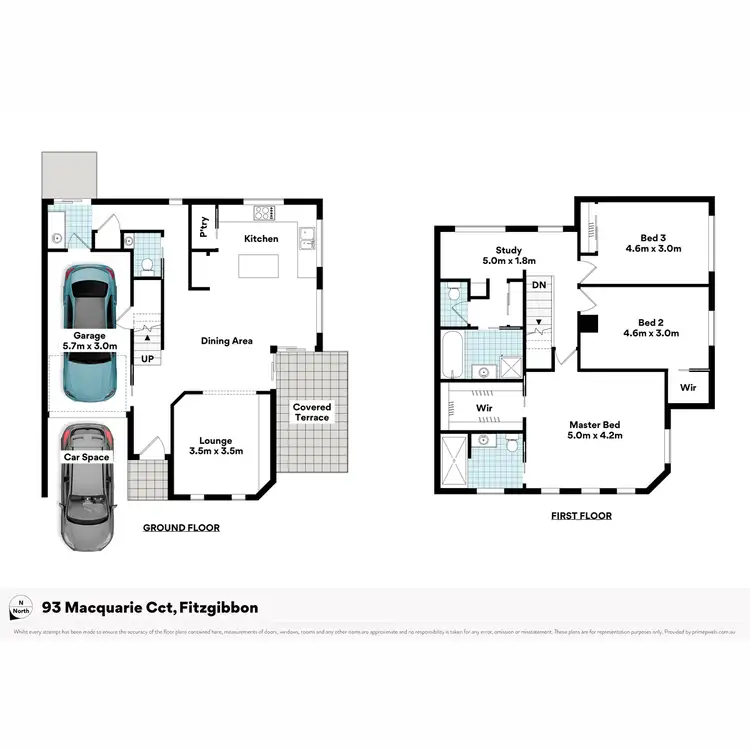 Floorplan of Homely house listing, 93 Macquarie Circuit, Fitzgibbon QLD 4018