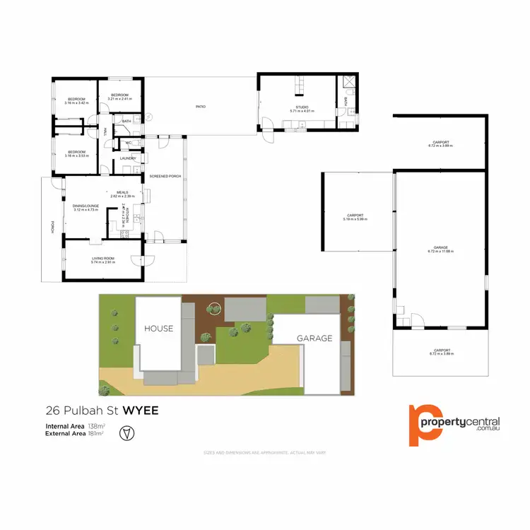 Floorplan of Homely house listing, 26 Pulbah Street, Wyee NSW 2259