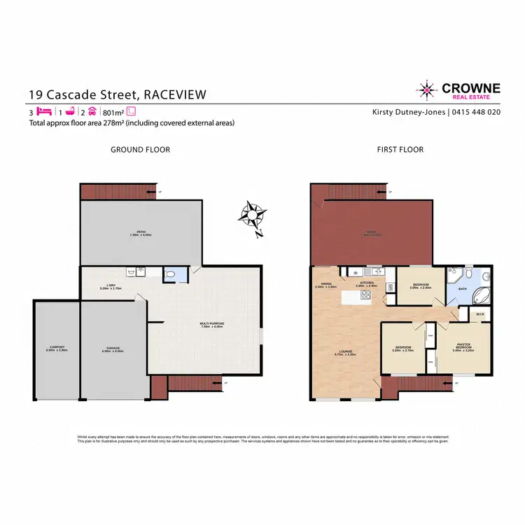 Floorplan of Homely house listing, 19 Cascade Street, Raceview QLD 4305