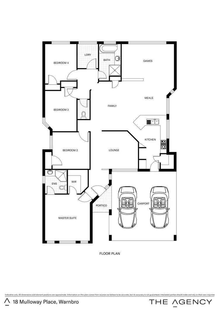 Floorplan of Homely house listing, 18 Mulloway Place, Warnbro WA 6169