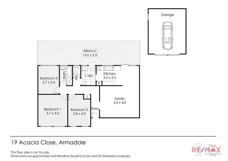 Floorplan of Homely house listing, 19 Acacia Close, Armadale WA 6112