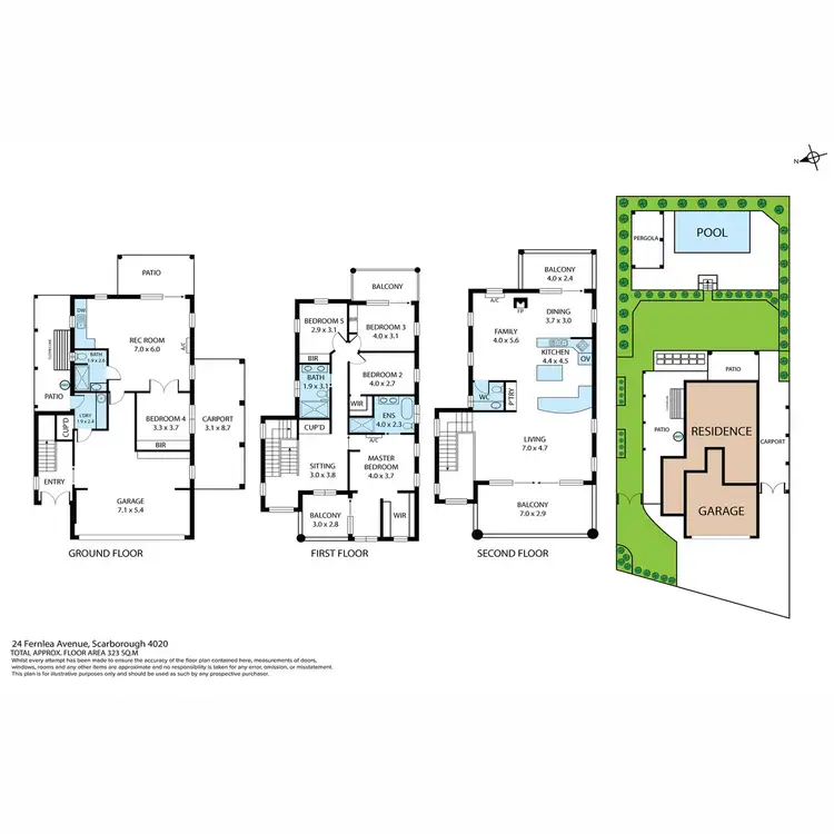 Floorplan of Homely house listing, 24 Fernlea Avenue, Scarborough QLD 4020
