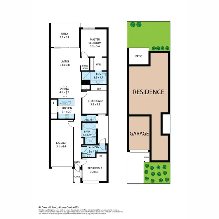 Floorplan of Homely villa listing, 44 Greensill Road, Albany Creek QLD 4035