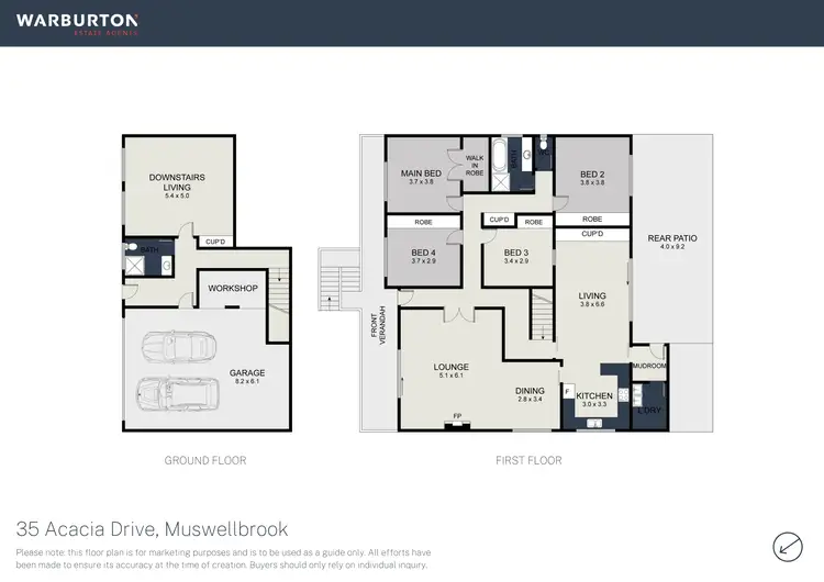 Floorplan of Homely house listing, 35 Acacia Drive, Muswellbrook NSW 2333