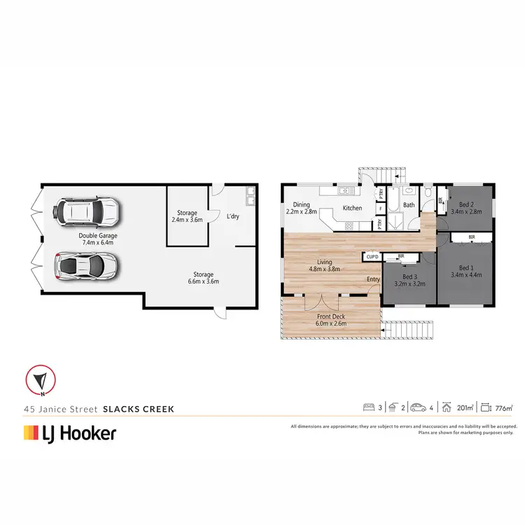 Floorplan of Homely house listing, 45 Janice Street, Slacks Creek QLD 4127