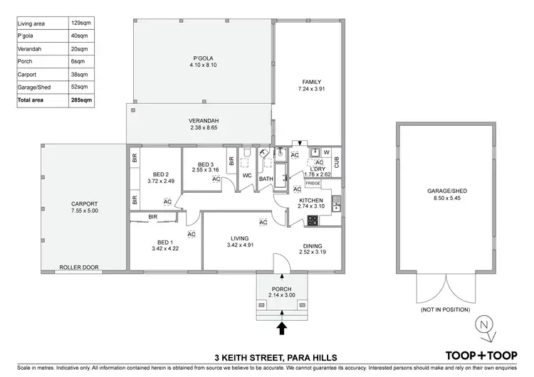 Floorplan of Homely house listing, 8/18 Keith Street, Para Hills SA 5096